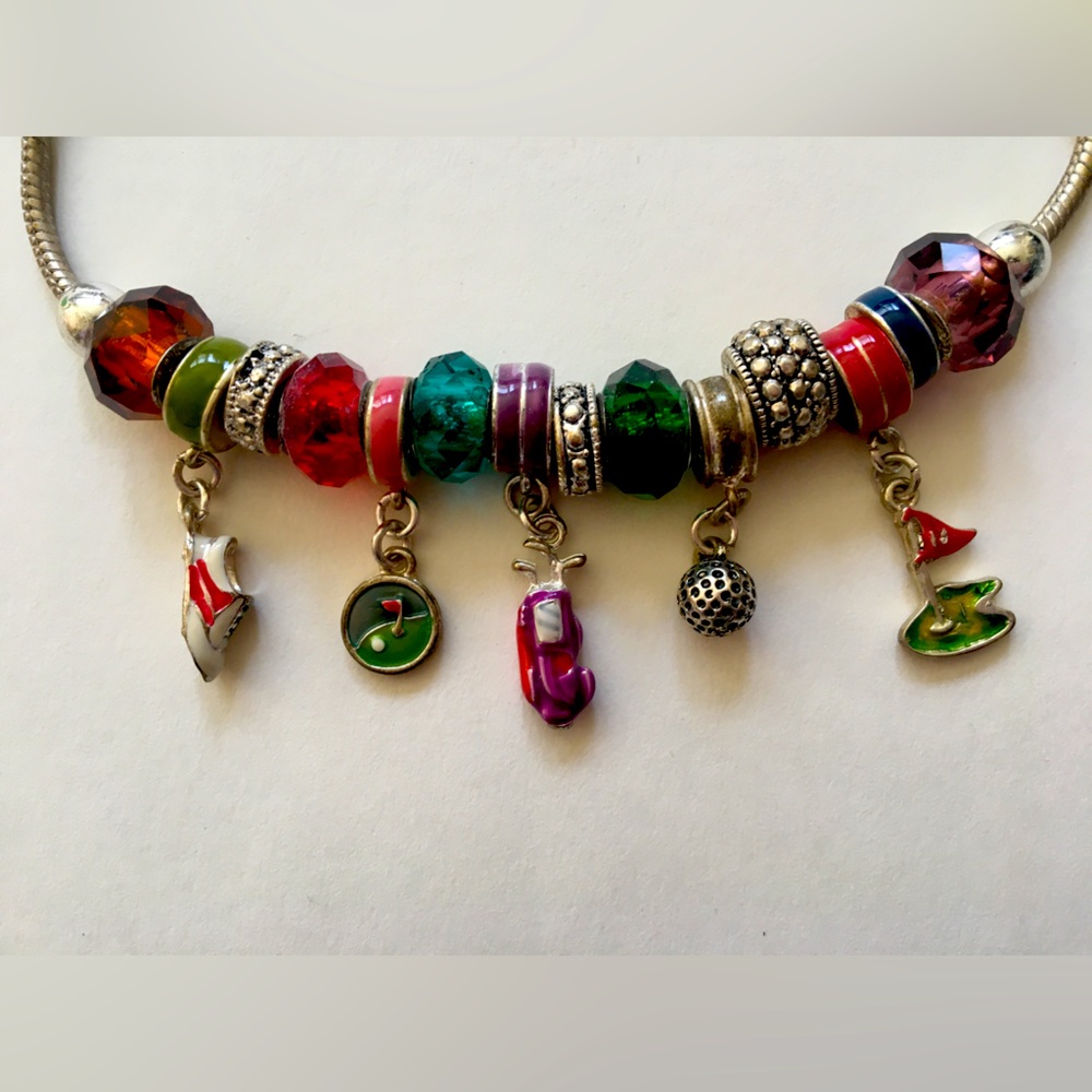 Fashion Charm Golf Bracelet